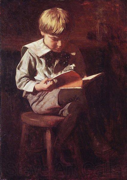 Thomas Pollock Anshutz Boy Reading: Ned Anshutz